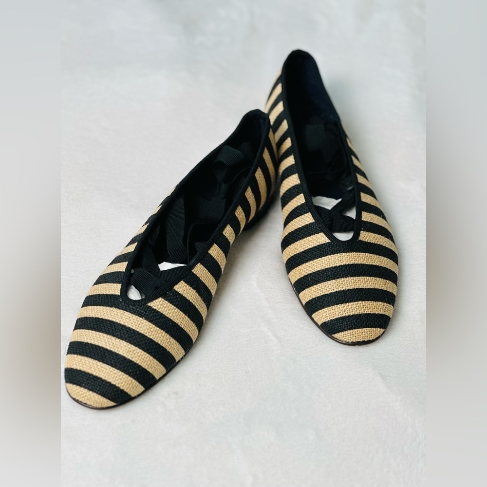 Alex Mill Juliet Striped Jute Ballet Flats Size 39 or Size 9